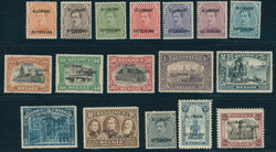 1919, Allemagne/Duitschland, 17 W. kpl., tadellos postfrischer ...