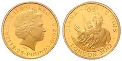2010, Gold-Gedenkmünze zu 25 Pounds, Olympische Spiele 2012 in ...