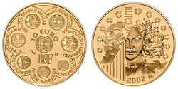 2002, Gold-Gedenkmünze zu 10 Euro, Europäische Währungsunion, die ...