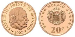 2002, Gold-Gedenkmünze zu 20 Euro, Währungsumstellung, die Münze ...