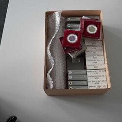 ÖSTERREICH NIOB/SILBER, gute Partie mit 30mal 25 Euro Bimetall ...