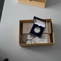 EURO SILBER, wertvolle Partie mit 90 Stück Silbermünzen der ersten ...