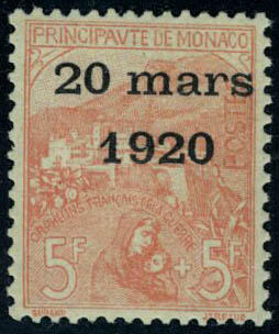 N° 34/43, la série complète du Mariage 20 Mars 1920, centrage ...