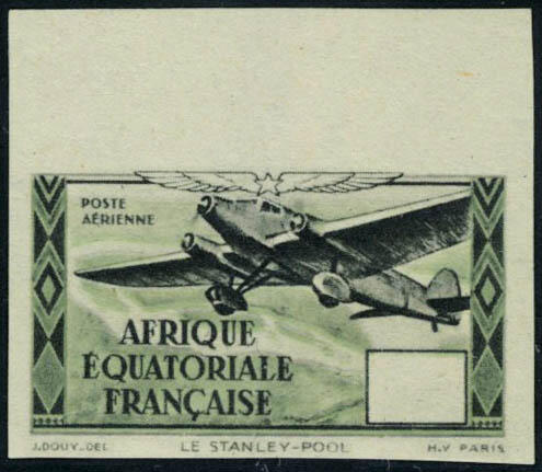 N° 41Ab, noir et gris-vert, non dentelé, valeur omise, BdF, TB - ...