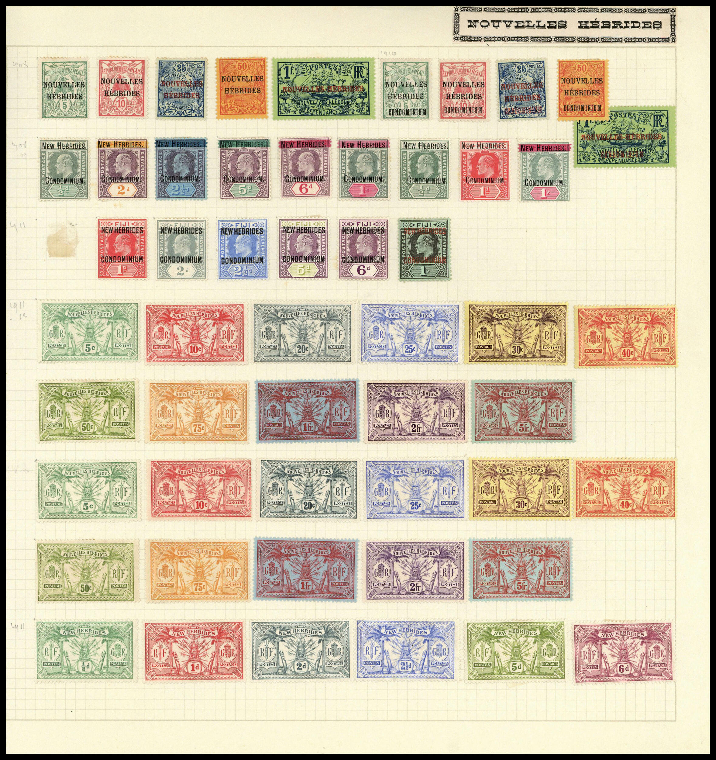 Collection complète jusqu'au N° 279 (année 1968 sf N° 58A) + Taxe ...