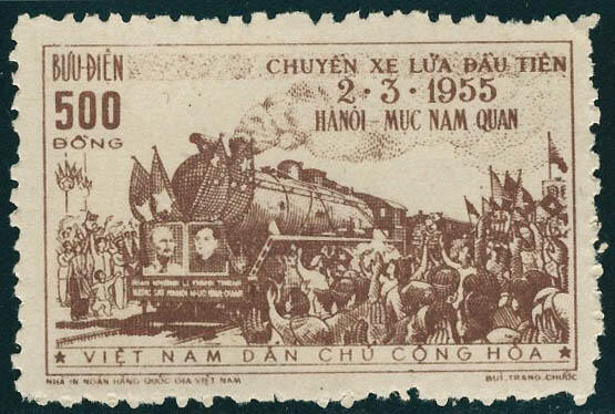 N° 89/92, la série Chemin de fer Hanoi-Yunnan, émis sans gomme, T.B