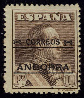 N° 12A, 10p brun jaune, dentelé 14, TB