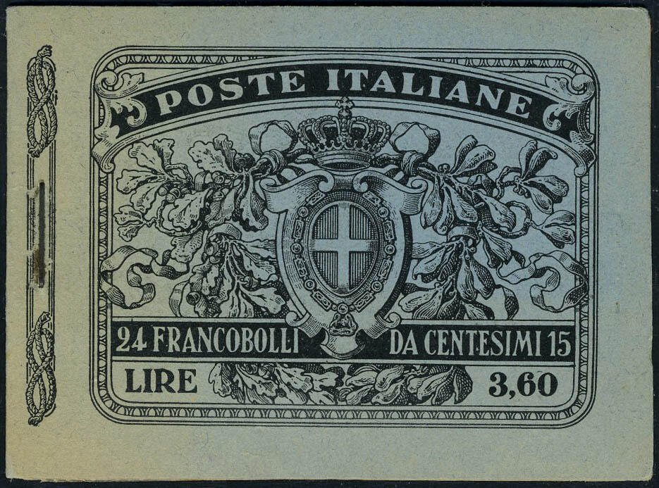 N° 2, Carnet complet de 24 x 15c, TB, Rare - Sassone 2