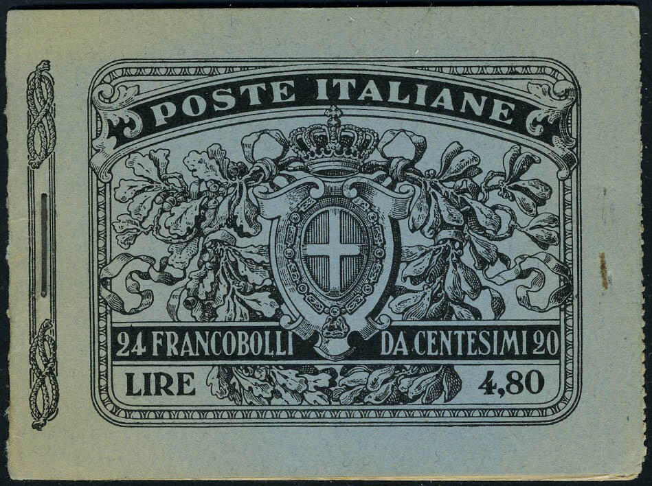 N° 3, Carnet complet de 24 x 20 s/15c, TB, Rare - Sassone 3