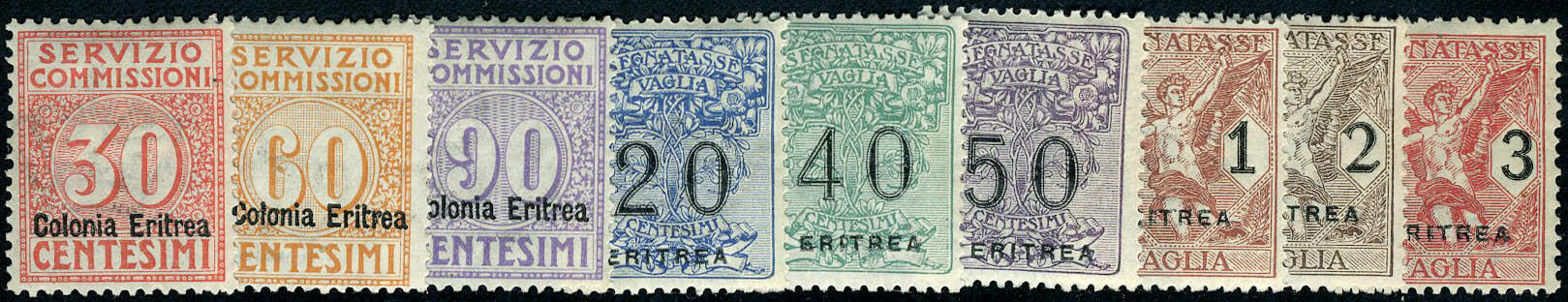 N° 1/6, + Service 1/3, TB, Sassone 800 € - Photo Web