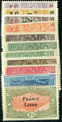 TIMBRES PERSONNALISES, ensemble de 33 feuillets différents entre ...