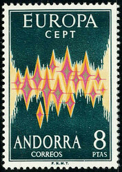 1972 ANDORRE ESPAGNOL x 10 ex., TB