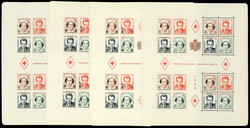 N° 3A/4B, les 4 blocs Croix Rouge, TB - Ph.WEB