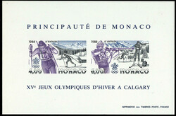 N° 40, bloc J.O Calgary non dent., TB - Photo Web