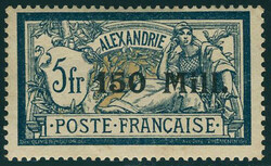 2590: Französische Post in Ägypten - Alexandria
