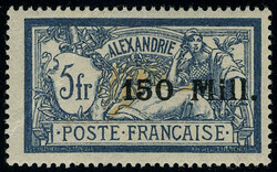 2590: Französische Post in Ägypten - Alexandria