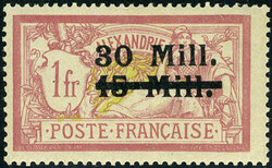 2590: Französische Post in Ägypten - Alexandria