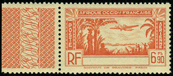 N° 1a/5a, La série de 5 val. sans légende Côte d'Ivoire, TB