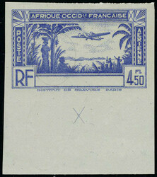 4f50 bleu sans la légende Côte d'Ivoire, ND, bdf, TB