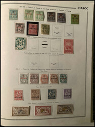 Collection complète (sf les timbres très chers) du N°1 à l'année ...