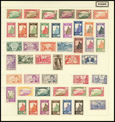 Le pays complet Poste + PA + Taxe s/feuilles d'album, TB - Photo WEB
