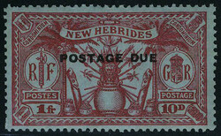 4535: ニューヘブリディーズ諸島 - Postage due stamps