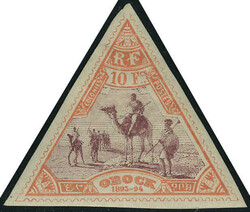 N° 60/2, 2f, 5 NSG et 10f, les 3 valeurs, T.B