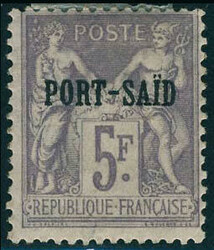 2600: Französische Post in Ägypten - Port Said