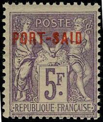 2600: Französische Post in Ägypten - Port Said