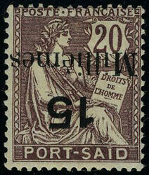 2600: Französische Post in Ägypten - Port Said