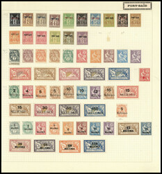 2600: Französische Post in Ägypten - Port Said - Sammlungen