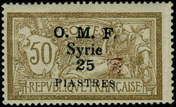 N° 48/54, Les 7 valeurs Fleuron d'Alep rouge (N° 48 et 49 obl.), TB
