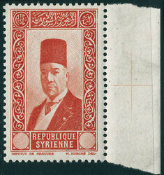 N° 237, Ali Bey El Abed, rouge, sans valeur dans cartouche, bdf, TB