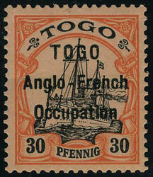 N° 37, 30pf Anglo-French Occupation, type II, TB