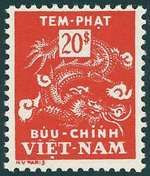 6660: ベトナム帝国 - Revenue stamps
