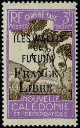 N° 24/36, La série France Libre gomme coloniale, TB, signé Brun