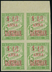 5600: 桑給巴爾 - Postage due stamps