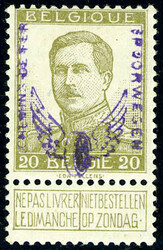 N° 50b, 20c olive, TB, Rare, signé Champion