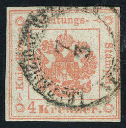 4775: Lombardy Venetia Newspaper Tax Stamps