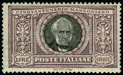 N° 146/51, La série Manzoni, TB - Sassone 1300€