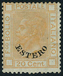 3535: Italienische Post in der Levante