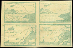 N° 10+12, Les 2 valeurs se tenant en bloc de 4, froissures s/1 ex., ...