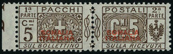 3580: イタリア領ソマリランド - Parcel stamps