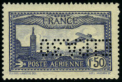 N° 6c, 1.50 perforé EIPA 30, TB, signé Brun