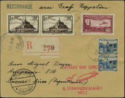 Zeppelin 8, S.A.F 1932 pour l'Argentine, TB