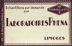 N° 188-C2, 10c vert Semeuse camée chiffres maigres, carnet de 10 ...