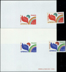 N° 56/57, les 2 val., non dentelées, + épreuves de luxe, TB - ...