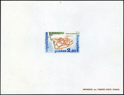 N° 68/70, la série UNESCO, non dentelés + épreuves de luxe, T.B ...