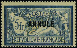 N° 123 CI1, 5F Merson Annulé, TB 10% discount for unsold lots.