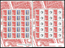 N° 3417b, + 3587A, les 2 feuillets de 15 TB - Photo Web